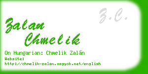 zalan chmelik business card